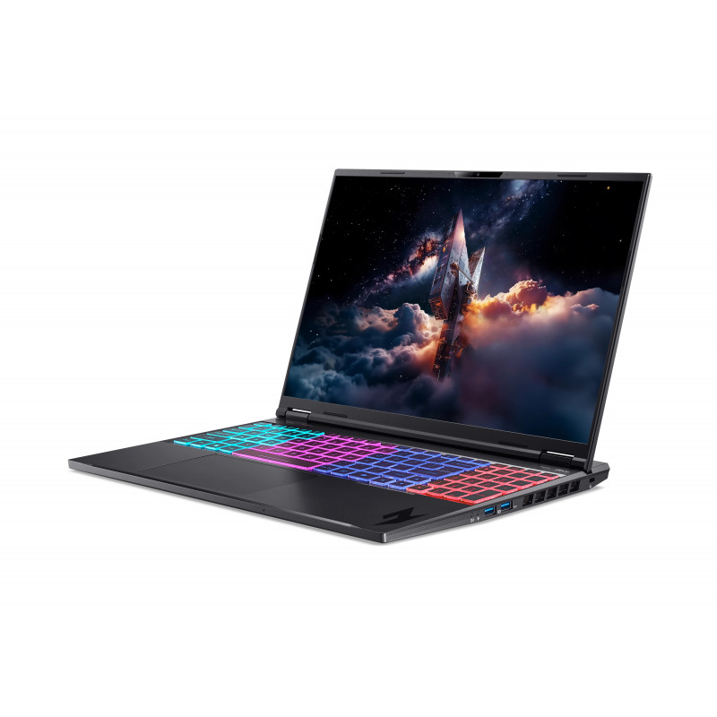 Acer Nitro 16 AI AN16-61-R770 spēļu klēpjdators, 16 collu WQXGA IPS 180Hz, AMD Ryzen AI 9 365, 16GB DDR5, 1TB SSD, GeForce RTX 5070 8GB, Bez operētājsistēmas