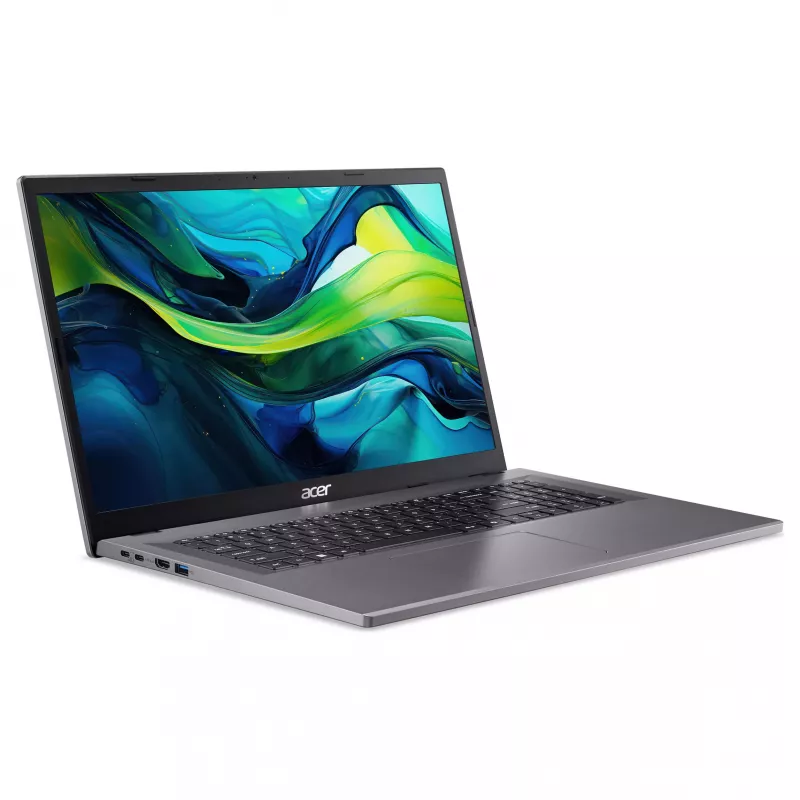 Acer Aspire Go 17 AG17-31P-36S2 Intel Core 3 N355 16GB 512GB SSD Windows 11 Home 17.3 inch Full HD IPS klēpjdators - Pure Silver