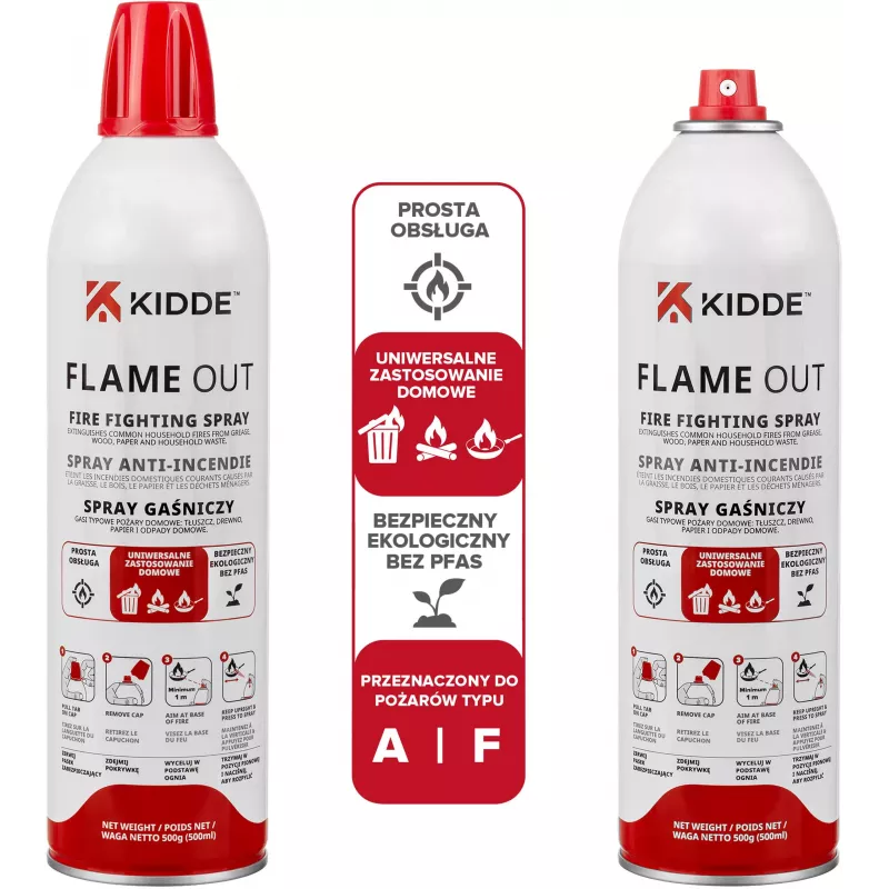 Kidde KFS-500 Flame Out ugunsdzēšamais aerosols 500 ml