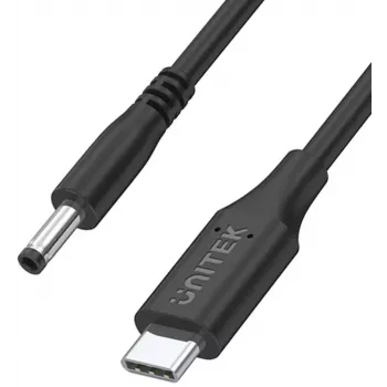 UNITEK USB-C uz DC strāvas kabelis Lenovo 65W, 1,5m, Melns