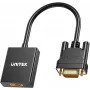 UNITEK VGA uz HDMI adapteris Full HD 1080p Melns 15cm