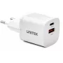 UNITEK 33W USB-A USB-C sienas lādētājs balts