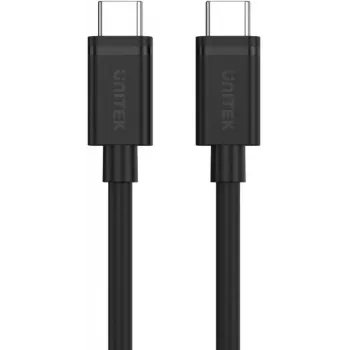 UNITEK USB-C uz USB-C kabelis 3m - Melns - USB 3.2 Gen 2 10Gbps 100W PD