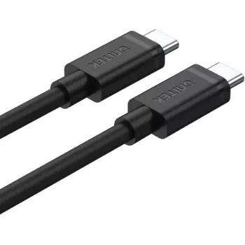 UNITEK USB-C uz USB-C kabelis 3m - Melns - USB 3.2 Gen 2 10Gbps 100W PD