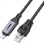 UNITEK USB-C uz RJ-45 Gigabit Ethernet adaptera kabelis 2m