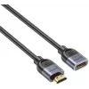 UNITEK HDMI 2.1 pagarinājuma kabelis 0,5 m vīrietis-sieviete 8K melns
