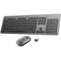 UNITEK SlimDuo 2.4G bezvadu tastatūras un peles komplekts - Melns