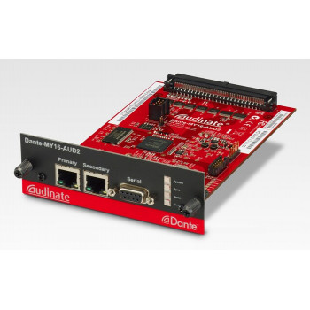 Yamaha Dante-MY16-AUD2 - Dante interfeisa karte 16 kanālu digitālā ieeja/izeja, 2x RJ-45, 24-bit