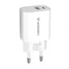 Wozinsky WGWCW 20W USB-A USB-C sienas lādētājs - balts