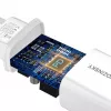 Wozinsky WGWCW 20W USB-A USB-C sienas lādētājs - balts