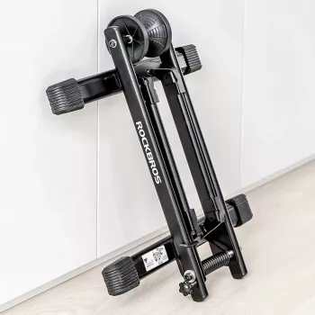 ROCKBROS Saliekamais velosipēda statīvs - Melns, universāls 20-29 collu riteņiem, 25 kg ietilpība