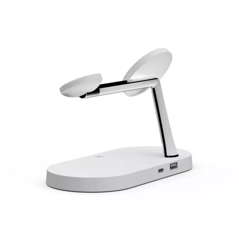 Tech-Protect Magmat A12 3in1 MagSafe maciņš Apple iPhone 15 Pro Max, balts