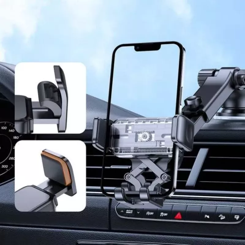 Joyroom Auto viedtālruņa turētājs panelim Melns (JR-ZS283)