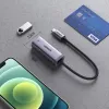UGREEN USB-C uz RJ45 Gigabitu Ethernet adapteris (Pelēks) - 40322 CM483