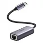 UGREEN USB-C uz RJ45 Gigabitu Ethernet adapteris (Pelēks) - 40322 CM483