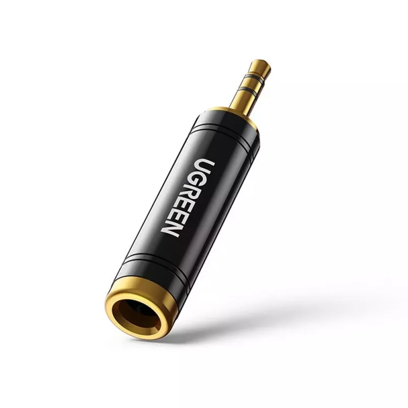 UGREEN 3.5mm līdz 6.35mm audio adapteris (vīrišķais uz sievišķo) Pelēks AV168