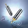 UGREEN 3.5mm līdz 6.35mm audio adapteris (vīrišķais uz sievišķo) Pelēks AV168