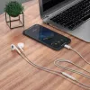 Dudao X14PRO Iekšējās austiņas ar 3,5 mm mini ligzdu, baltas
