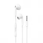 Dudao X14PRO Iekšējās austiņas ar 3,5 mm mini ligzdu, baltas