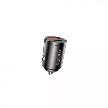 Dudao R3MAX 48W QC PD Mini Auto Lādētājs - Melns
