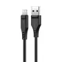 ACEFAST MFI Certified USB-A to Lightning kabelis 1.2m 2.4A Melns (C3-02)