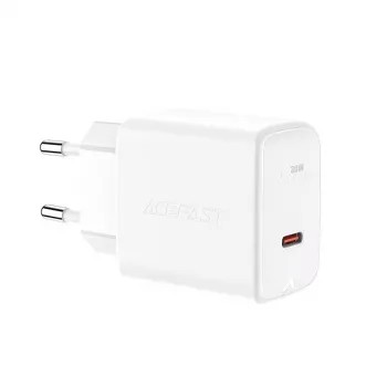 ACEFAST GaN USB-C Lādētājs 30W PD QC 3.0 AFC FCP Balts (A21)