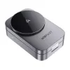 ACEFAST E22 3-in-1 bezvadu uzlādes stacija, saderīga ar MagSafe - Pelēka