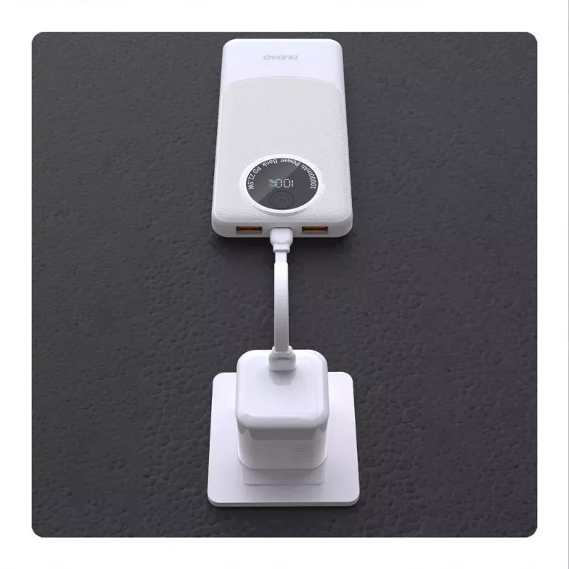 Dudao K12Pro Power Bank 20000mAh 22.5W PD USB-A USB-C Balts