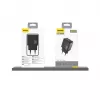 Dudao A26T GaN 25W USB-A, USB-C Lādētājs - Melns