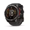 Garmin fenix 8 Pro 51 mm MicroLED Sapphire Carbon Grey DLC Titanium ar Black/Pebble Grey Silikona siksniņu