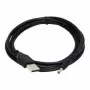 Gembird USB vīrišķais uz 3.5mm vīrišķo uzlādes kabelis 1.8m Melns