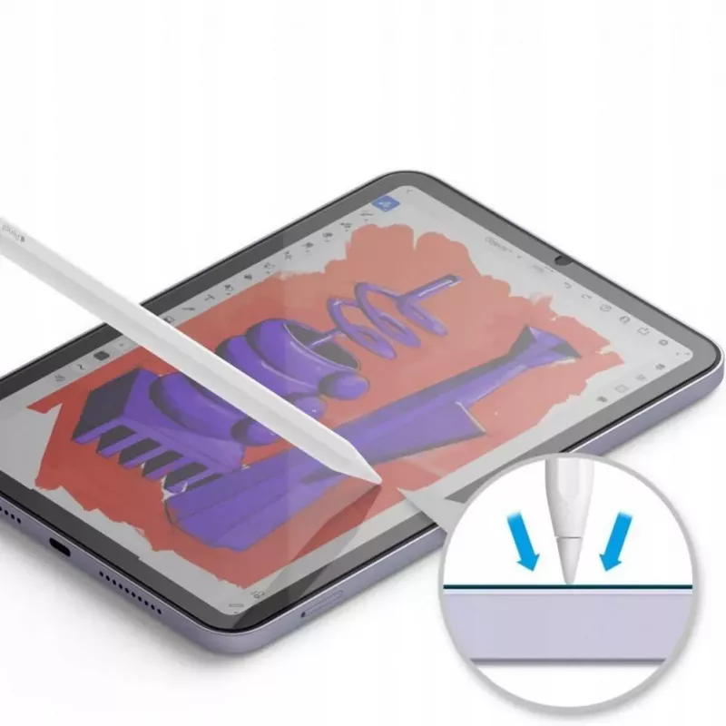 Hofi Glass Pro+ rūdīta stikla ekrāna aizsargs Samsung Galaxy Tab S9 FE 10.9 inch X510/X516B - melns rāmis