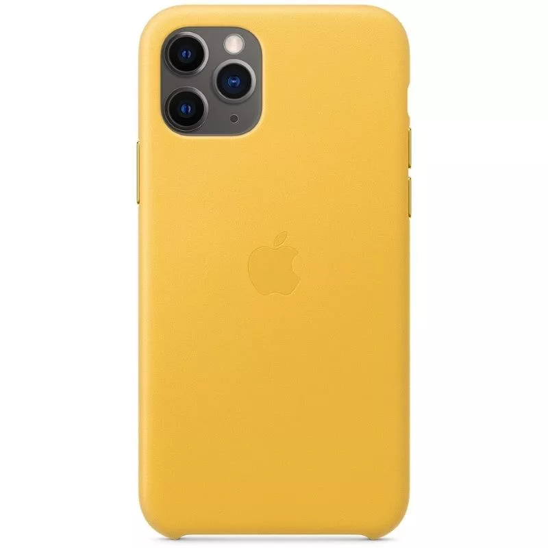 Apple iPhone 11 Pro Leather Case MWYA2ZM/A Meyer Lemon