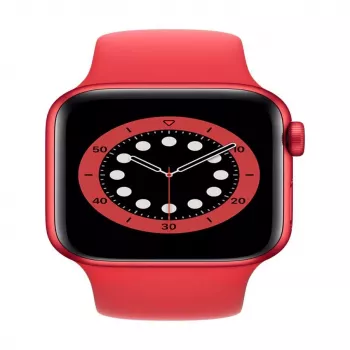 Apple Watch Series 6 GPS, 40mm Product (Red) Aluminium Case With Sport Band - Regular Red