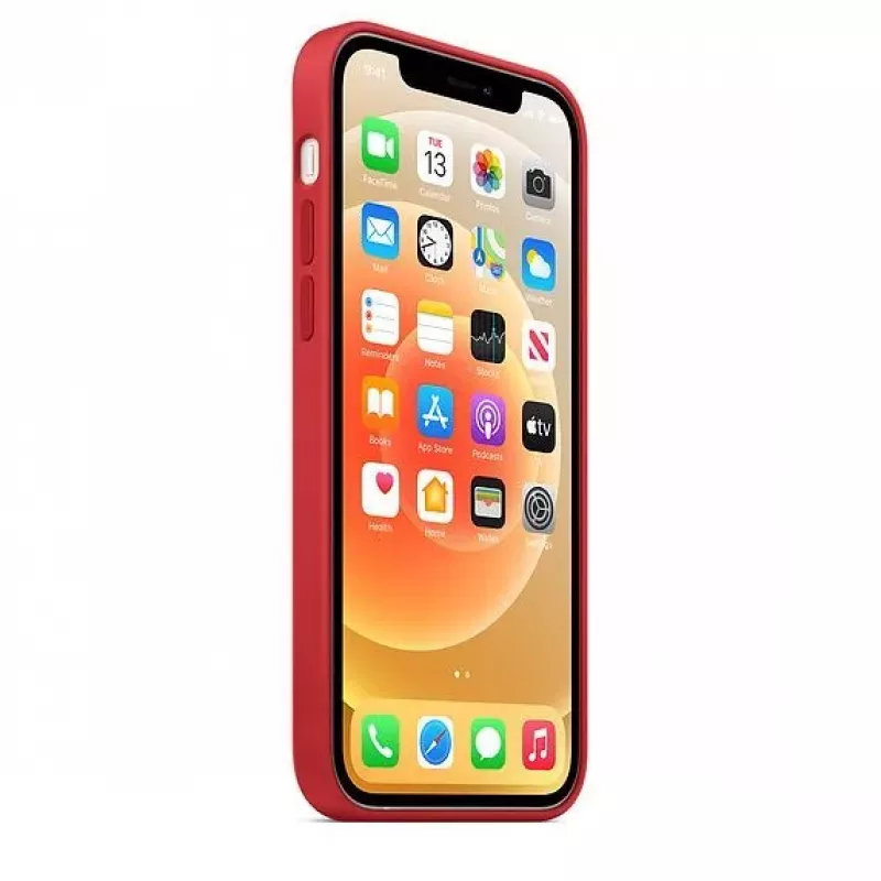 Apple Silicone Case with MagSafe for iPhone 12 mini Red