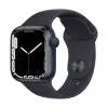 Apple Watch Series 7 GPS, 41mm Midnight Aluminium Case ar Sport Siksnu - Regular Midnight