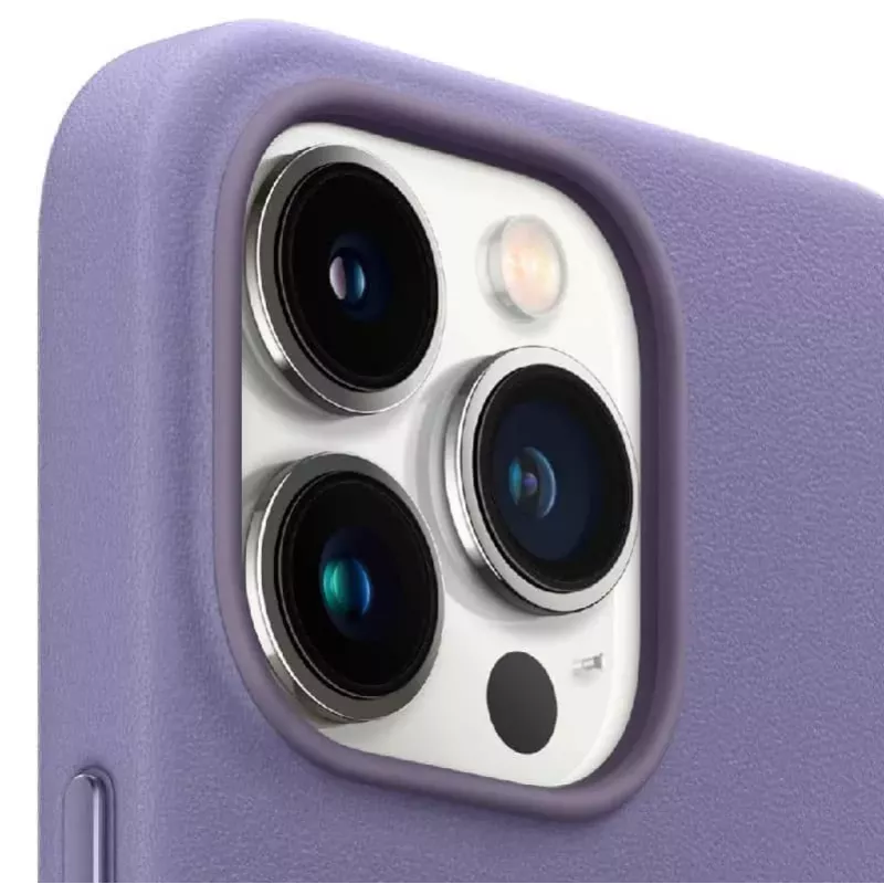 Apple iPhone 13 Pro Max Leather Case with MagSafe Wisteria