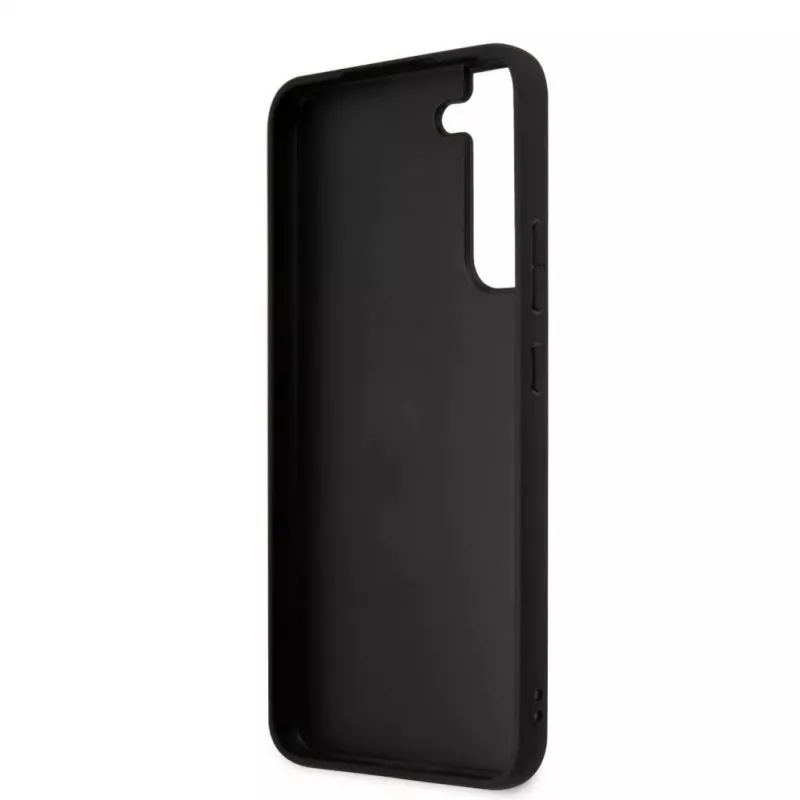 Guess Samsung Galaxy S22 Plus PU Ādas Saffiano Maciņš Rozā