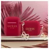 Guess Apple AirPods 1/2 Maciņš Silikona Classic Logo Zelts Ar 4G Piekariņu Fuksīns