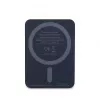 Guess Power Bank 5000mAh 15W MagSafe un parastā uzlāde ar metāla logotipu Melns