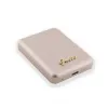 Guess Power Bank 5000mAh 15W MagSafe un parastā uzlāde ar metāla Script logotipu zelta krāsā