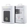Guess Power Bank 5000mAh 15W MagSafe un parastā uzlāde ar Strassed 4G Logo Melns