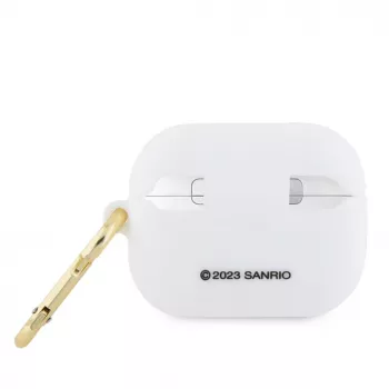 Hello Kitty Apple AirPods Pro vāciņš silikona 3D Kitty Head balts