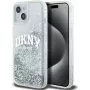 DKNY Apple iPhone 15 Cietais vāciņš Liquid Glitter Big Logo Melns