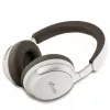 Guess PU Leather Script Logo ANC/ENC Wireless Headphone Beige