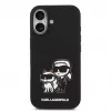 Karl Lagerfeld Apple iPhone 17 Liquid Silicone K&CH Sketch MagSafe Case Black