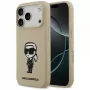 Karl Lagerfeld Apple iPhone 17 Pro Silikona Maciņš ar MagSafe - Brūns (KL Sketch & Logo)