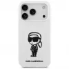 Karl Lagerfeld KL Sketch & Logo Silikona Maciņš Apple iPhone 17 Pro ar MagSafe - Balts