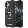 Karl Lagerfeld Apple iPhone 17 Silikona Maciņš ar MagSafe KL Head Logo Melns