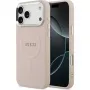Guess Apple iPhone 17 Pro Max Silikona Maciņš ar MagSafe Classic Logo Rozā